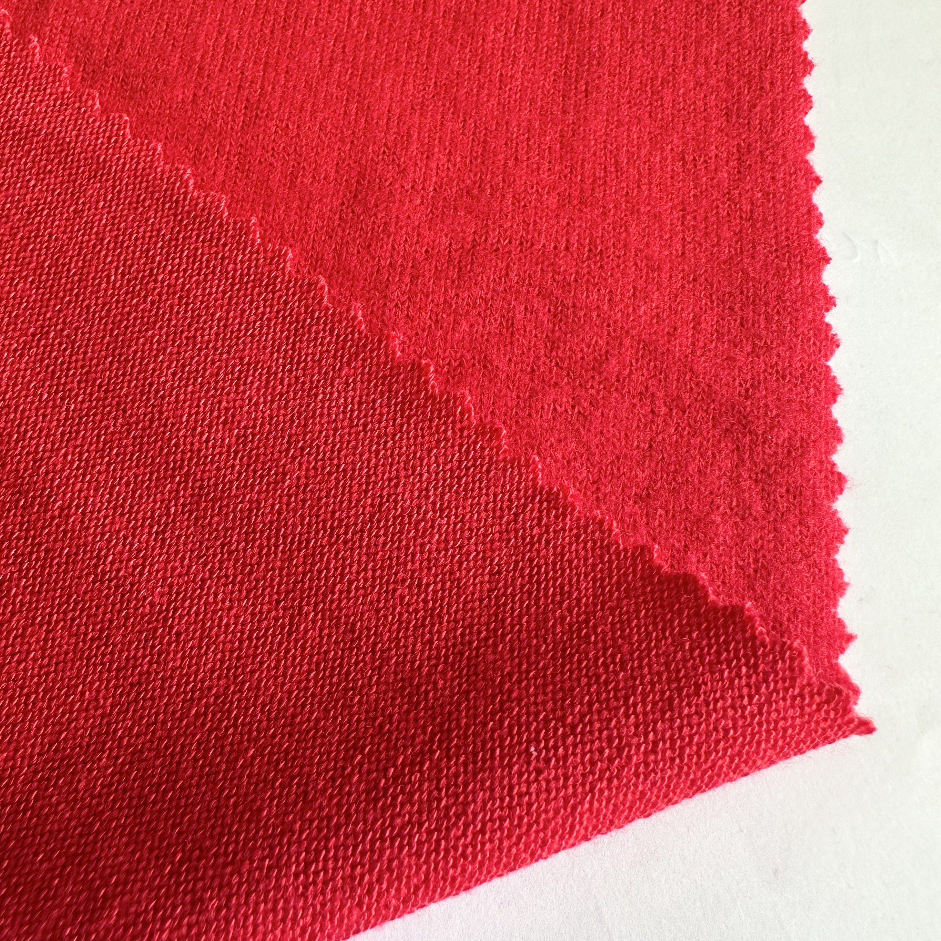 New arrival RT peach skin coarse needle fabric viscose polyester spandex brushed Hacci rib fabric for sweater