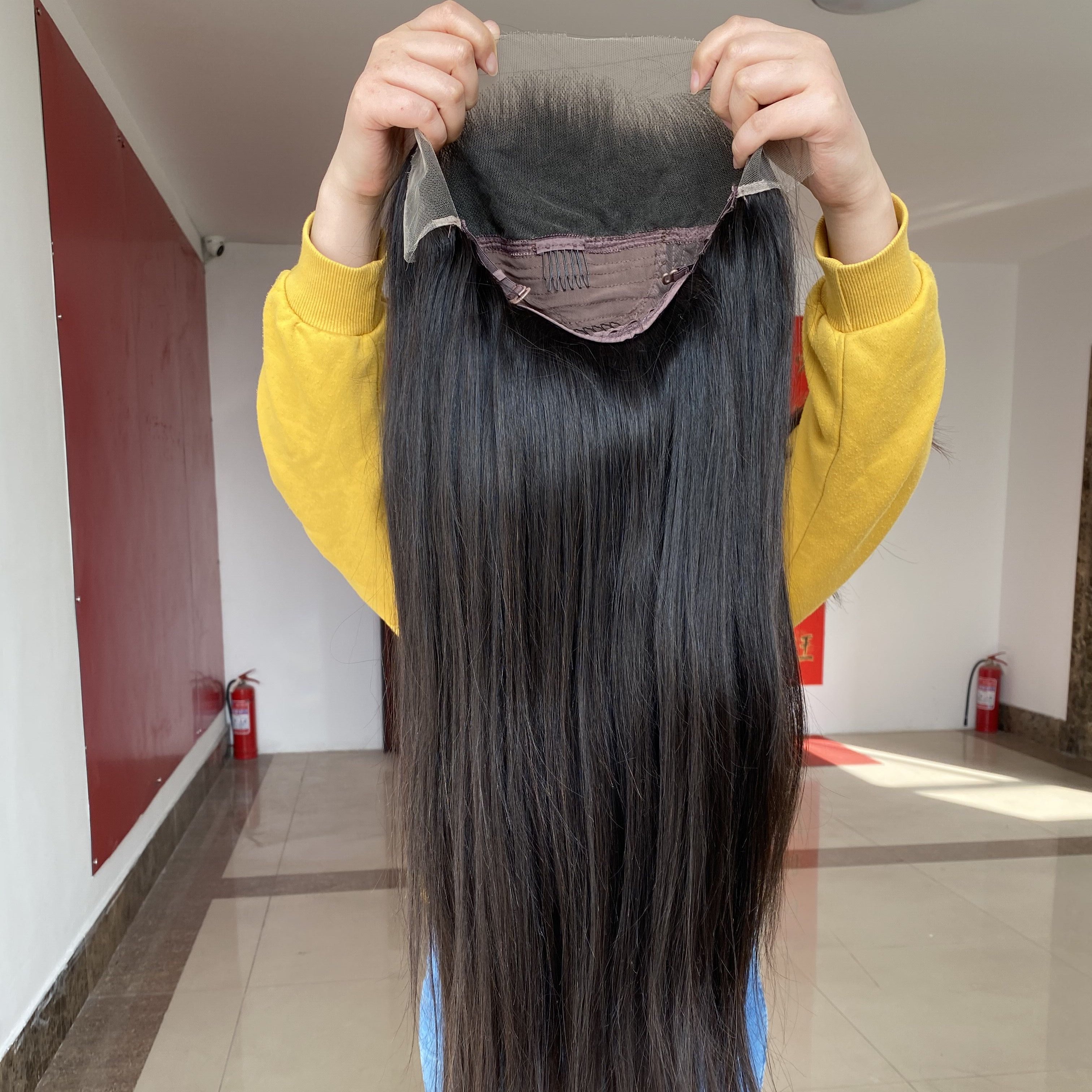 Straight Human Hair 100% Human Hair Wigs Human Hair Lace Front Brazilian Wig HD Lace Frontal Wig