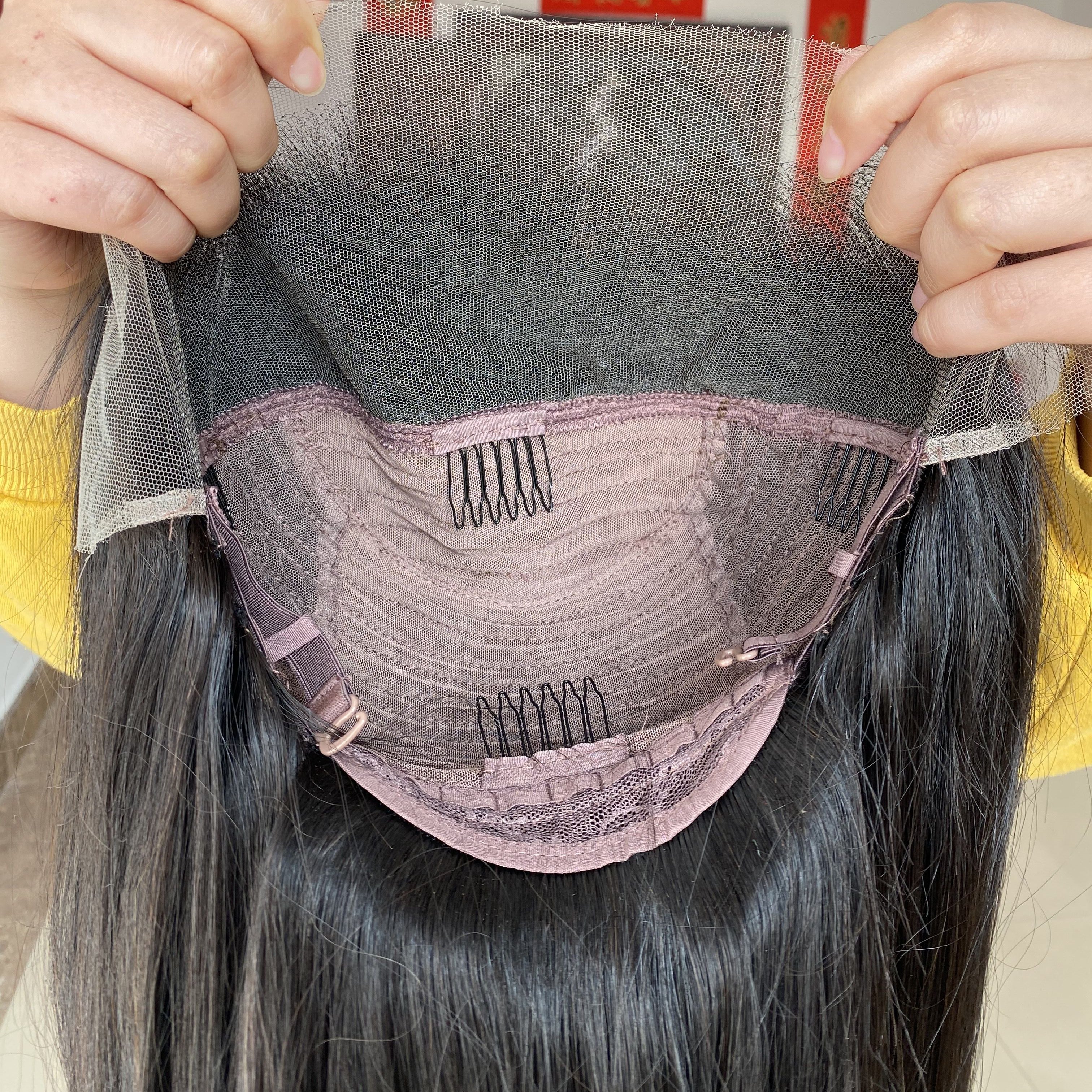 Straight Human Hair 100% Human Hair Wigs Human Hair Lace Front Brazilian Wig HD Lace Frontal Wig