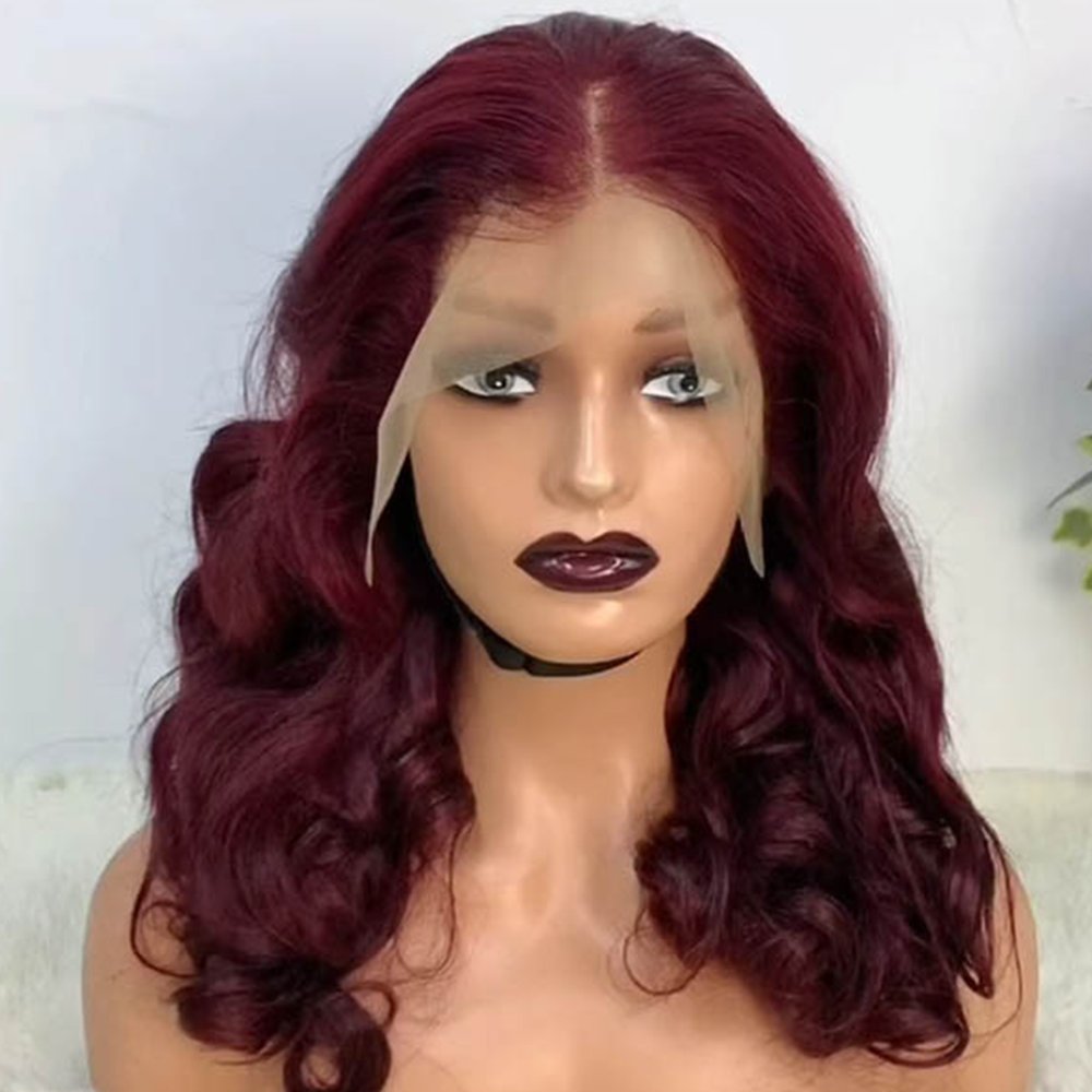Wholesale Brazilian Human Hair Lace Front Wig,Loose Wave Virgin Hair Lace Wig For Black Women,Pre Pluck Lace Wig With Baby Hair