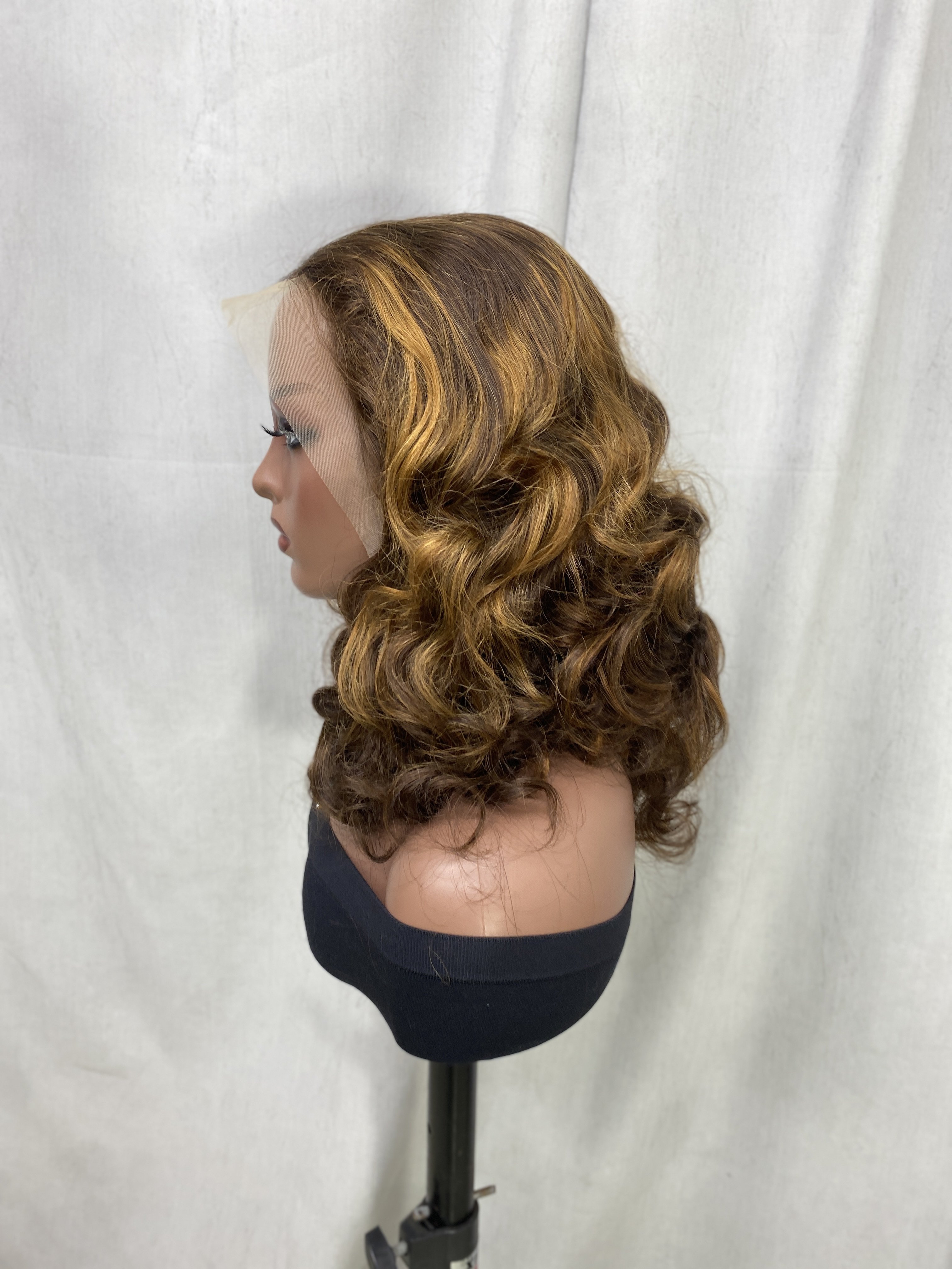 Wholesale Brazilian Human Hair Lace Front Wig,Loose Wave Virgin Hair Lace Wig For Black Women,Pre Pluck Lace Wig With Baby Hair