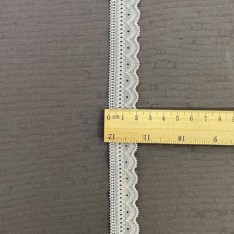White Nylon Lace Elastic Lace Small Size Lace Trim For Panties