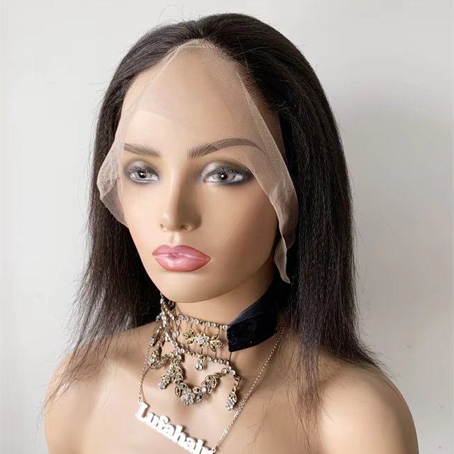DX205 bulk human hair for braiding raw vietnames hair full lace meches braid wigs box braids wig with drawstring yaki puff wigs