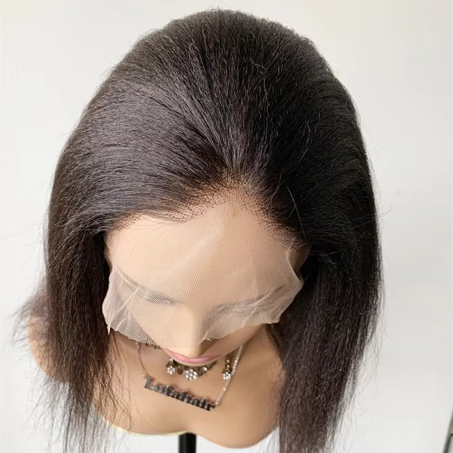 DX205 bulk human hair for braiding raw vietnames hair full lace meches braid wigs box braids wig with drawstring yaki puff wigs