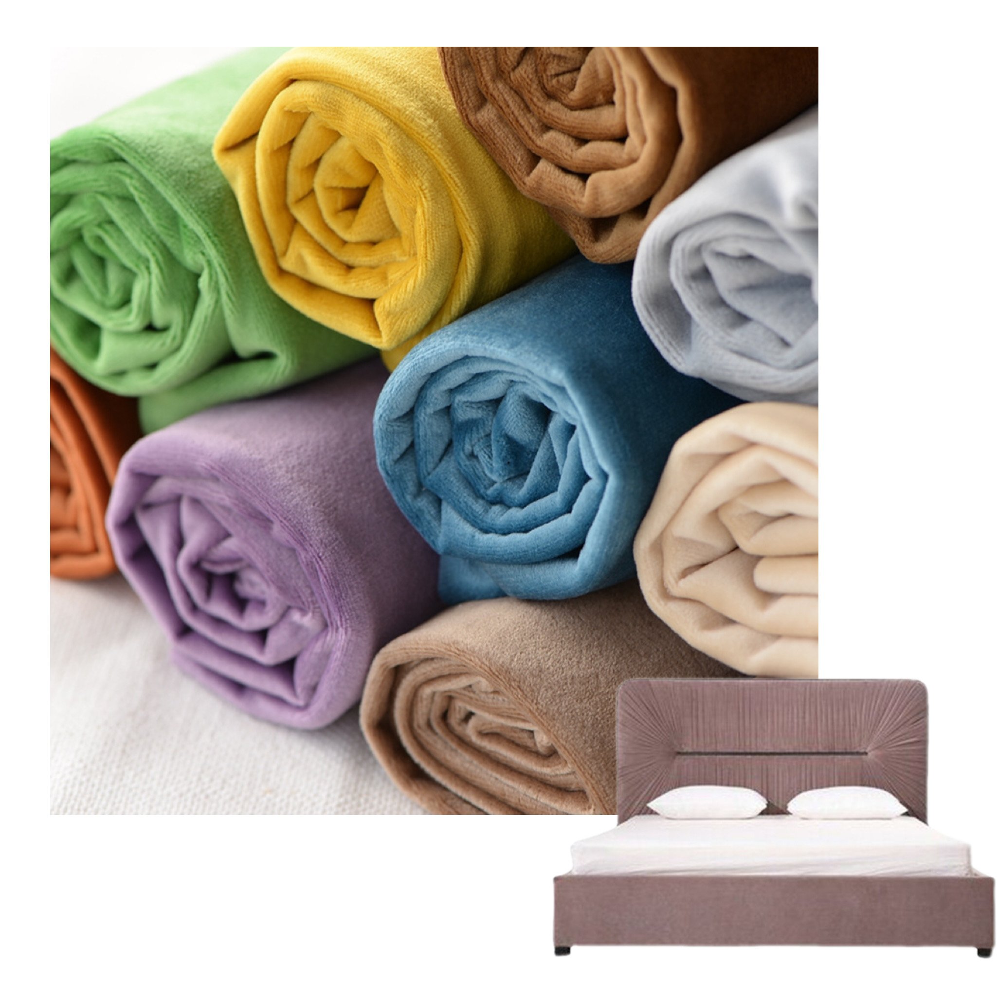 Factory Wholesale Holland Textile Sofa Upholstery Polyester Plain Holland Velvet Fabric