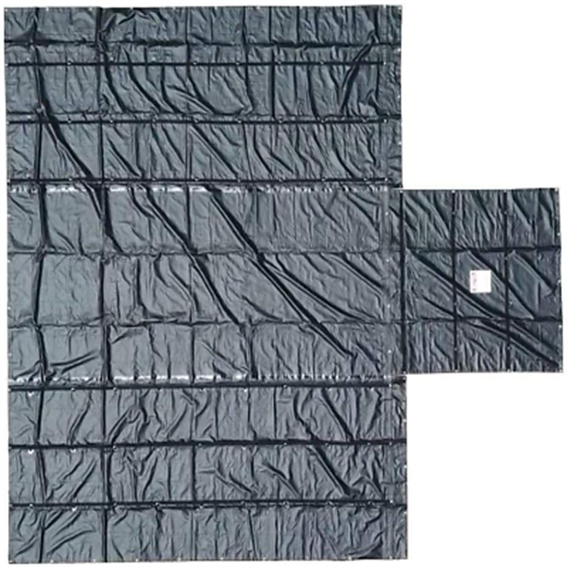 24ft x 27ft Lightweight 8ft Drop Parachute lumber trailer tarps ripstop for flatbed truck 600 gsm waterproof tarp