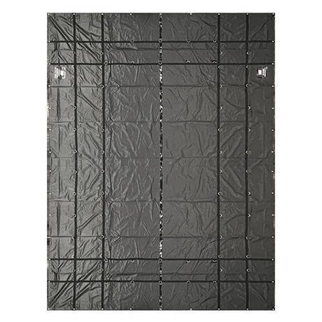 24ft x 27ft Lightweight 8ft Drop Parachute lumber trailer tarps ripstop for flatbed truck 600 gsm waterproof tarp