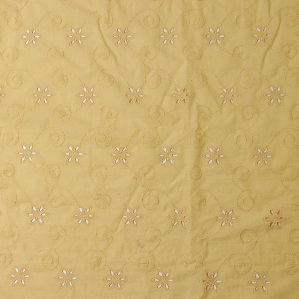 Wholesale Factory Floral 100% Cotton Lace Fabric Embroidered Fabric for Summer Clothes