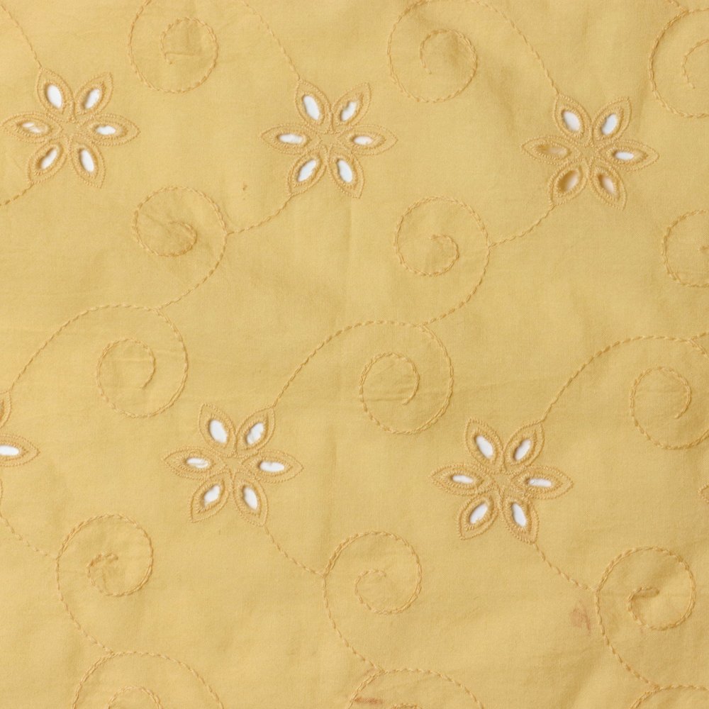 Wholesale Factory Floral 100% Cotton Lace Fabric Embroidered Fabric for Summer Clothes