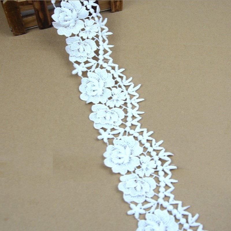 Wholesale fashion wedding dress lace trims teal custom sewing supplies bridal beaded necklace trims mesh lace trim embroidery