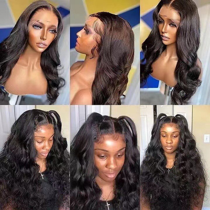 Wholesale Full Lace Wigs With Baby Hair Vendor Swiss Lace Human hair Wigs For Black Women