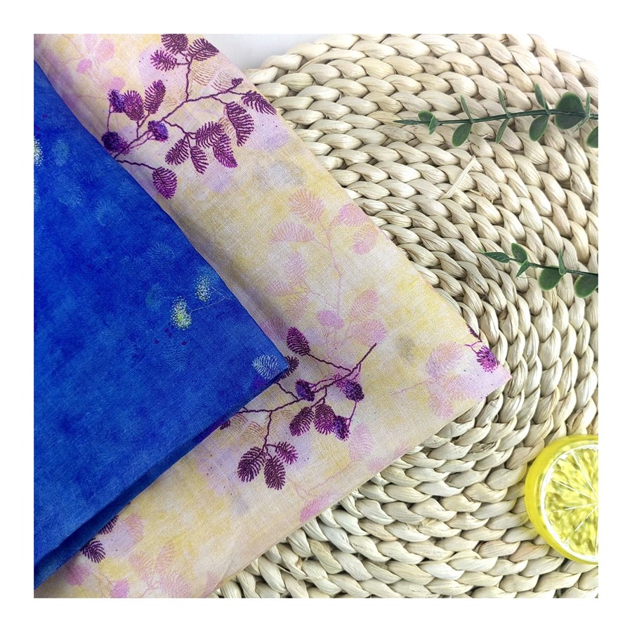 NO MOQ Summer thin digital printing100% ramie FLORAL pattern linen fabric for shirts dress skirts