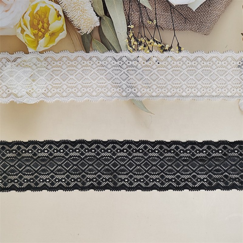 Custom High Quality French Nylon Stretch Lace For Lingerie Dress Trim Accessories