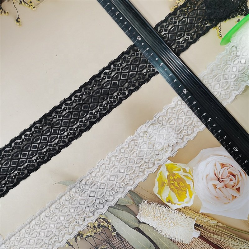 Custom High Quality French Nylon Stretch Lace For Lingerie Dress Trim Accessories