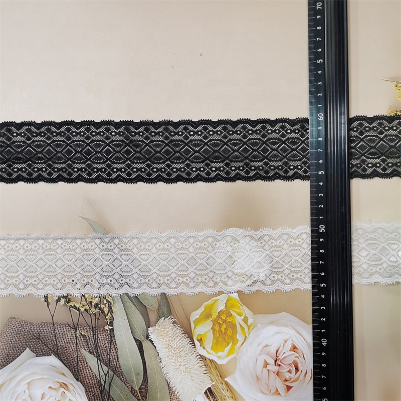 Custom High Quality French Nylon Stretch Lace For Lingerie Dress Trim Accessories