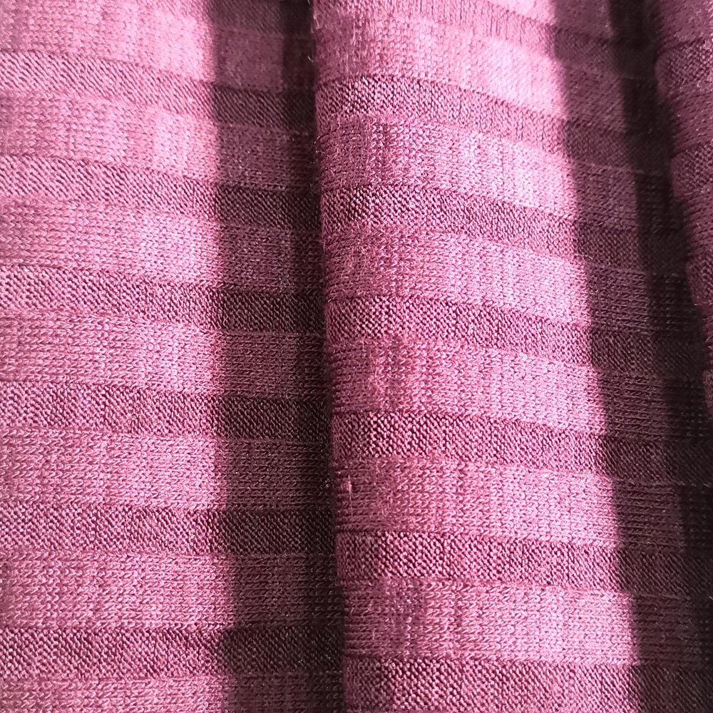 polyester viscose knit fabric 9x7 rib for garment sweater dress