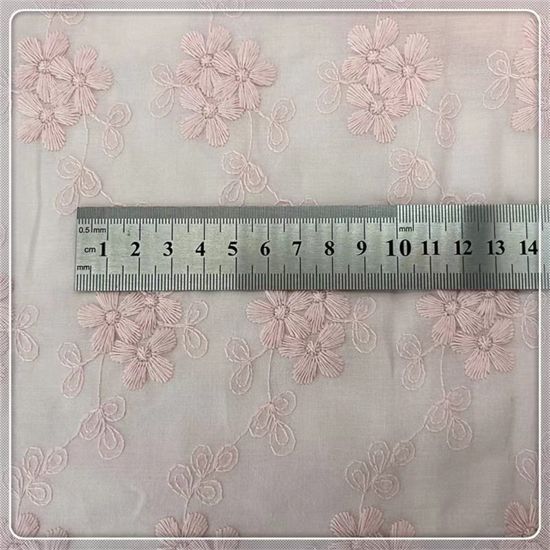 China Factory Sell Cut Work Hole Cotton Lace Fabric Embroidery Lace Fabric Eyelet Embroidery Fabric For Dress