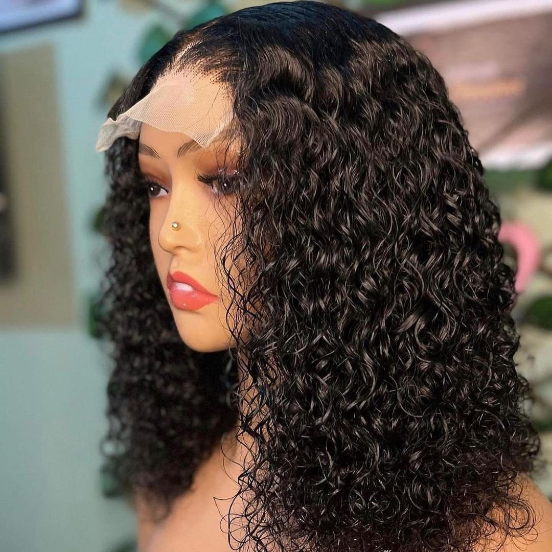 Cheap Short Bob Wigs Human Hair Kinky Curly Lace Front Wigs Human Hair Wholesale Glueless Hd Lace Frontal Wigs For Black Women