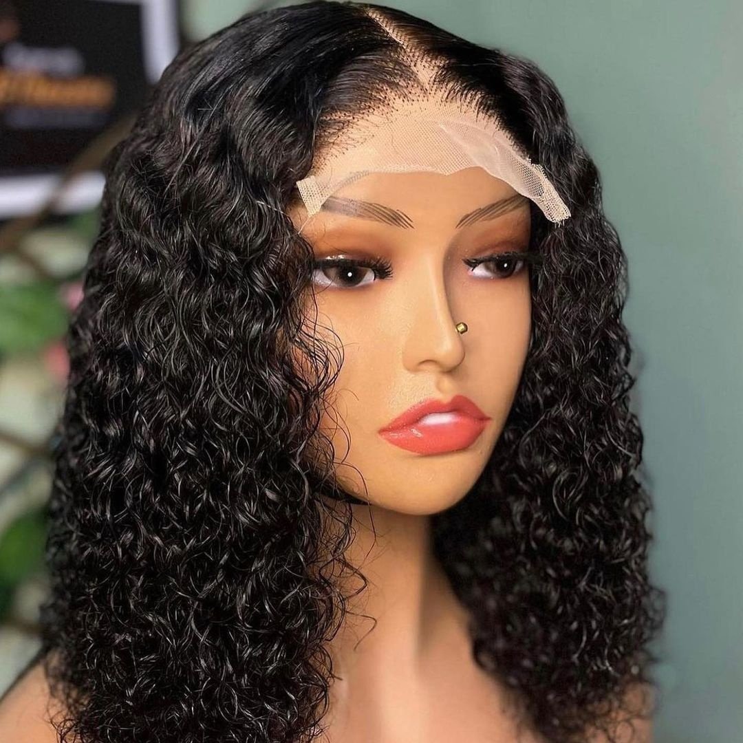 Cheap Short Bob Wigs Human Hair Kinky Curly Lace Front Wigs Human Hair Wholesale Glueless Hd Lace Frontal Wigs For Black Women