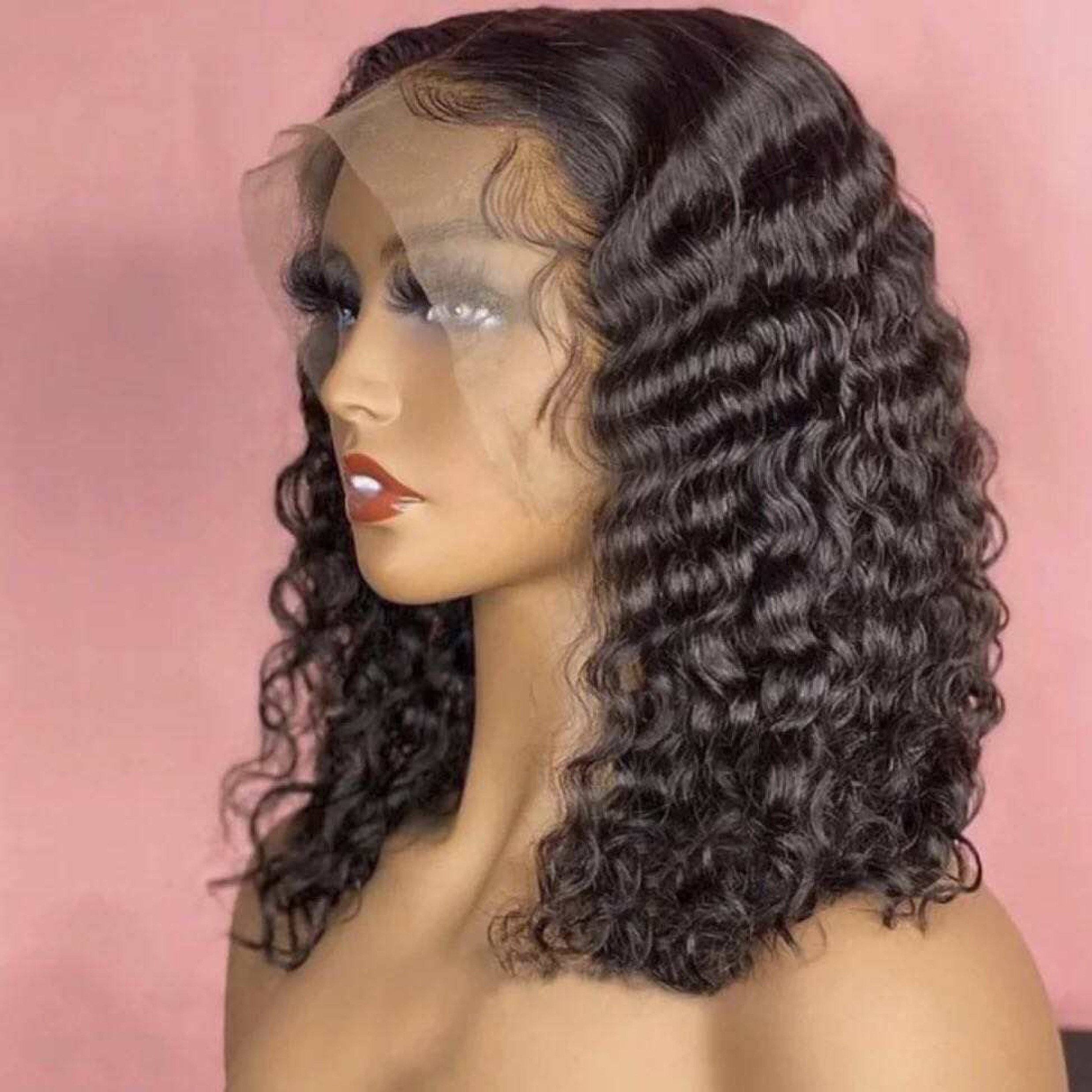 Cheap Short Bob Wigs Human Hair Kinky Curly Lace Front Wigs Human Hair Wholesale Glueless Hd Lace Frontal Wigs For Black Women