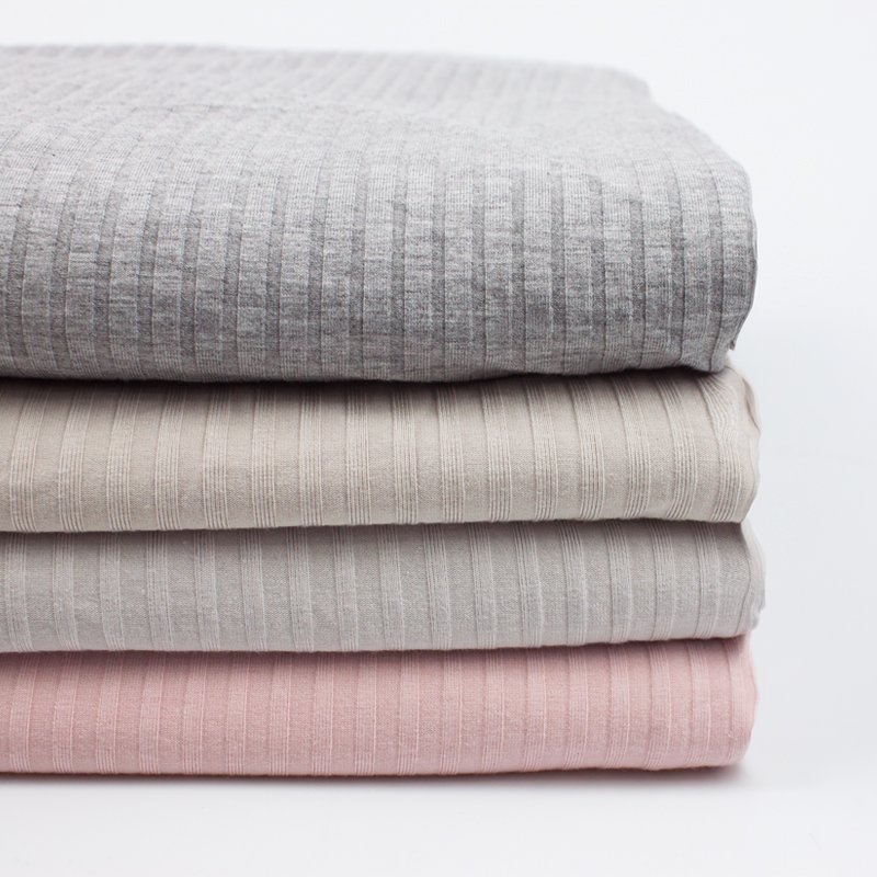 Strong stretch 40s 92%viscose 8%spandex 8*5 rib fabric for underwear/underclothes