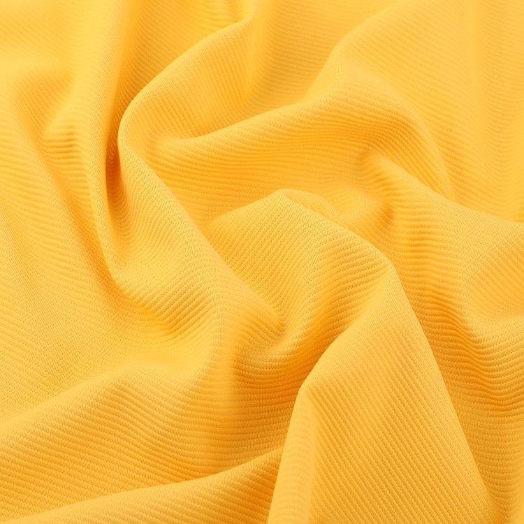 wholesale jacquard crinkle 4 way stretch knitted fabric twist strip swimsuit fabric bikini clothing ribbed spandex fabric