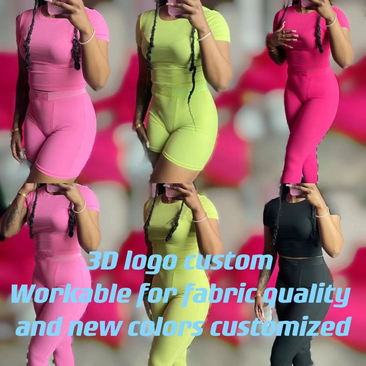 outdoor woman two piece lounge wear for women clothing tank top and legging set polyester ribbed outfit set dupe loungewear fall