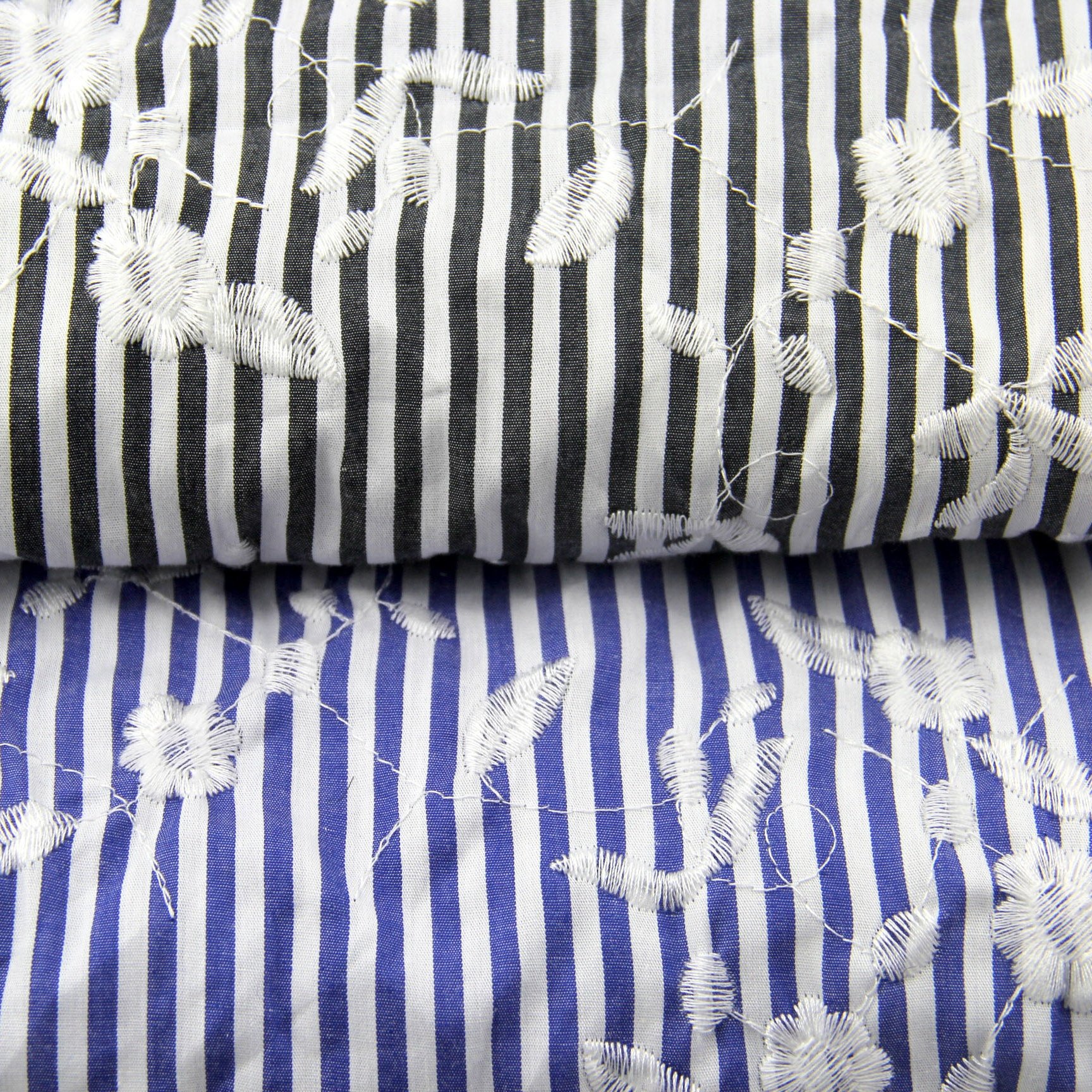 Hot sale yarn dyed stripe fabric 100% cotton embroidery fabric for women dress skirt