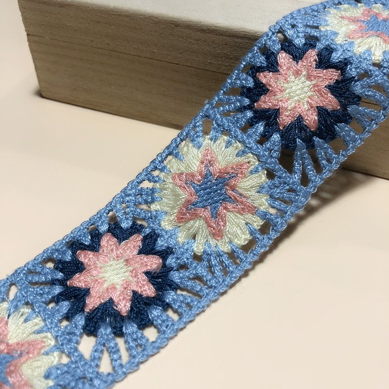 High Quality Hand Hook Crochet Cardigan Sweater Lace Garment Accessories Decoration Crochet Trim