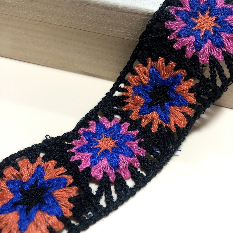 High Quality Hand Hook Crochet Cardigan Sweater Lace Garment Accessories Decoration Crochet Trim