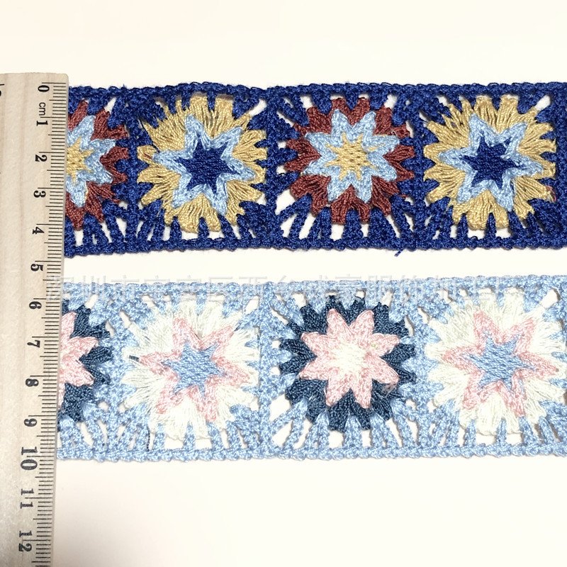 High Quality Hand Hook Crochet Cardigan Sweater Lace Garment Accessories Decoration Crochet Trim