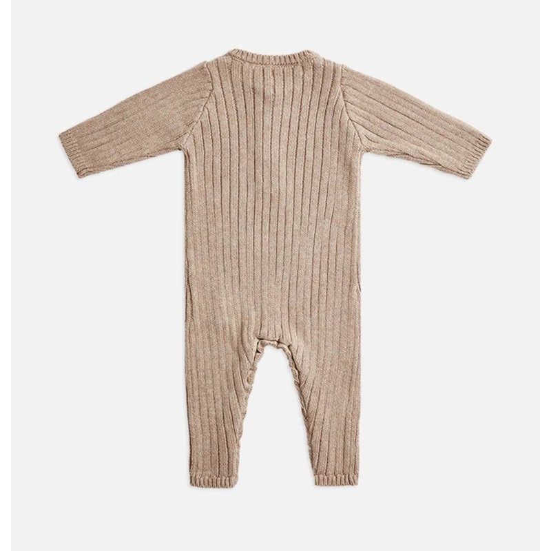 Newborn Casual Rib Jumpsuits Outfits Autumn Winter Toddler Infant Knit Baby Rompers.