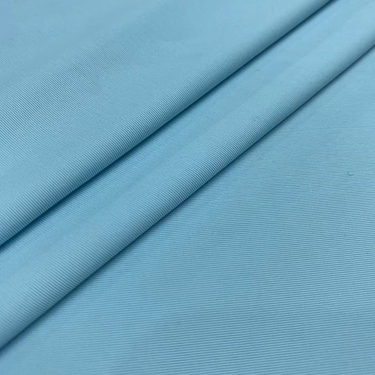 nylon spandex 120gsm tulle 4 way stretch Ribbed swimwear fabric for bikini