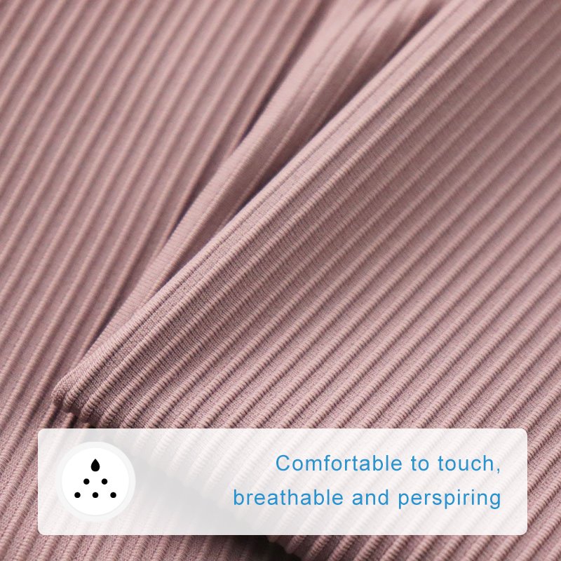 No6652A Free Sample High Stretch Jacquard Textile Striped Ribbed bulk 40d nylon spandex fabric for lining