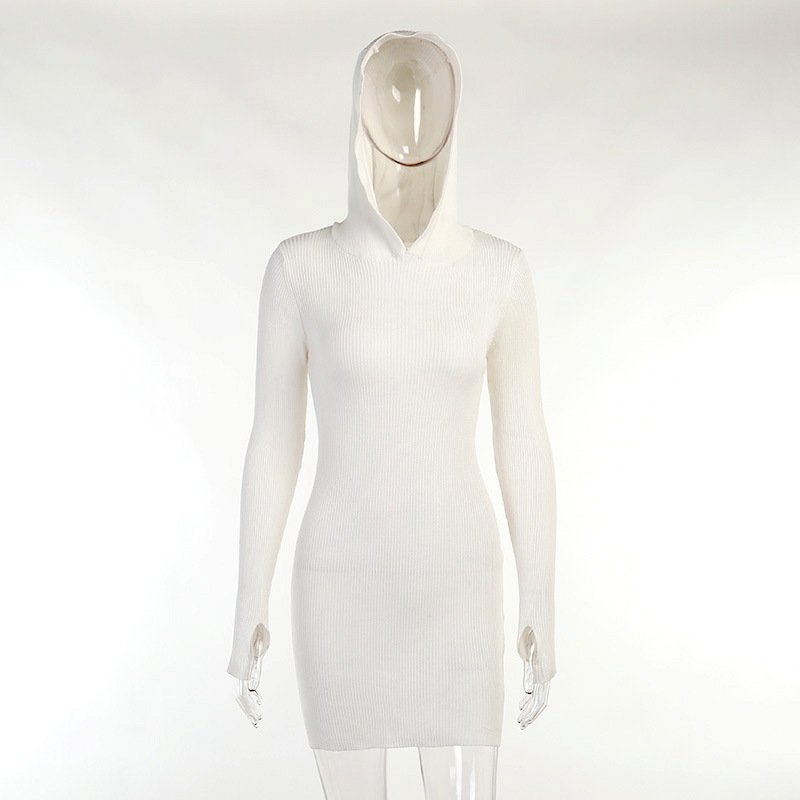 ribbed dress Wholesale Skinny Lapel Short Sleeve Rib Knit Feminine Slim Fit V-Neck Package Hip Short sexy dresses women