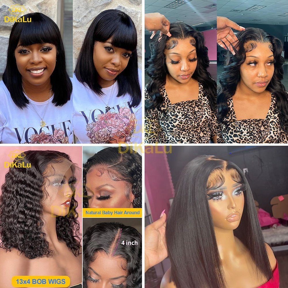 Wholesale peruvian bob wigs lace front,High quality 8 inch peruvian bob wig,natural virgin remy front lace wig human hair