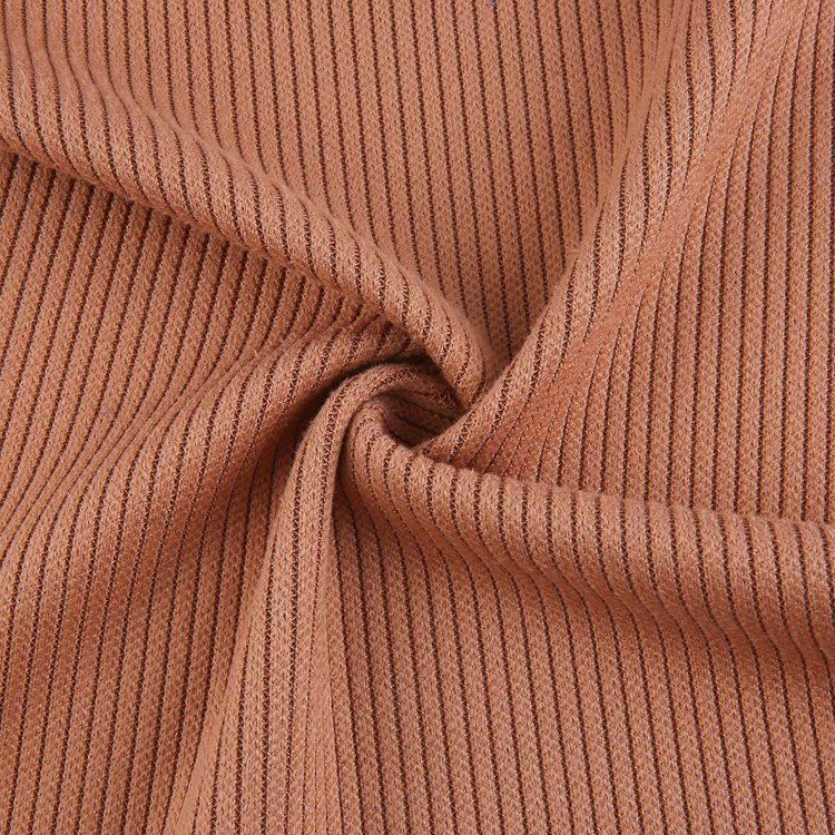 New Fashion Products 95%POLY 5%SP Plain Dyed knitting Fabric 300gsm Brushed rib Fabric For Garments