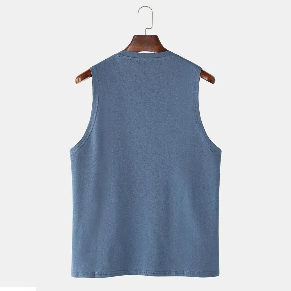 OEM Custom Quick Dry Blank Muscle Bodybuilding Sports Fitness Gym Singlet Tank Top for Men