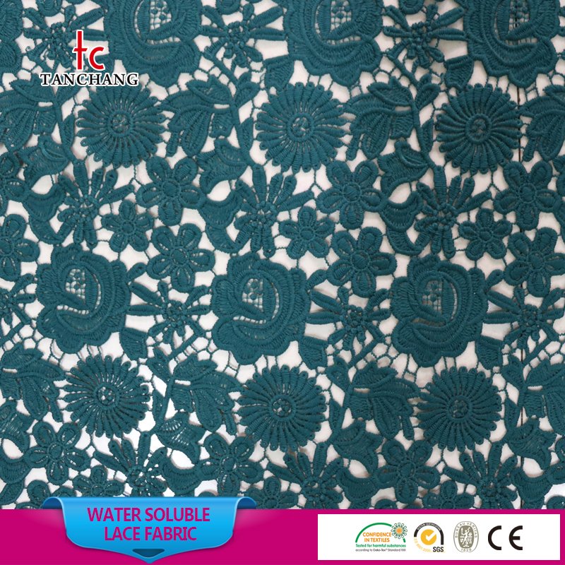 wholesale yarn dyed african lace fabrics 3d embroidery fabric lace fabric SRMF15