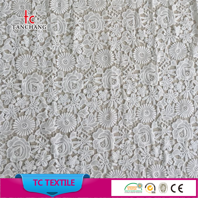 wholesale yarn dyed african lace fabrics 3d embroidery fabric lace fabric SRMF15