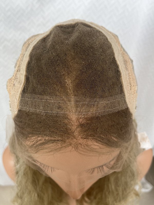 Qingdao Ruixin Hair Glueless Silk Top European Virgin Human Hair Kosher Wig in Stock Lace Top Jewish Wig 1 b