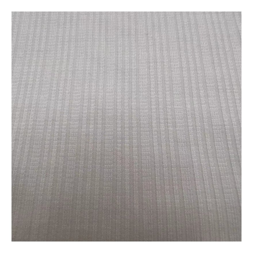 Raw material 210GSM rayon polyester spandex knitting ribbed fabric for garments