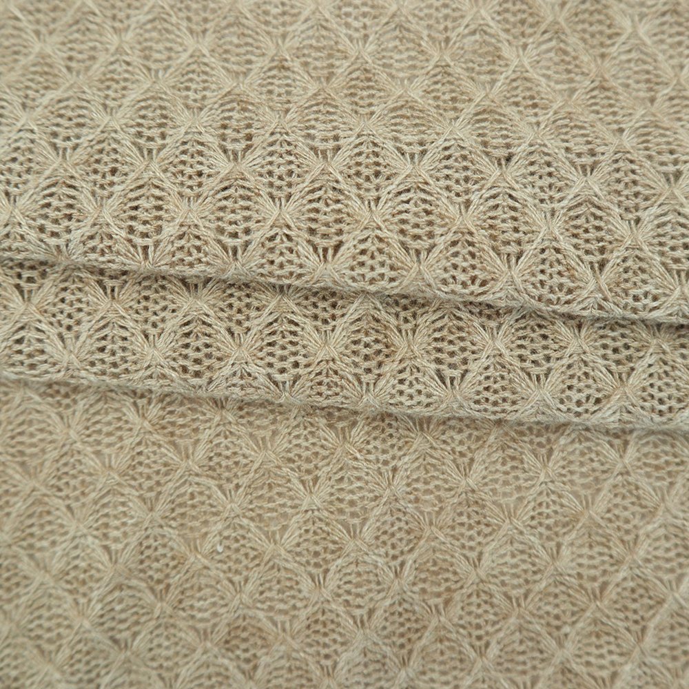 Wholesale Textile Material Rayon Nylon Polyester Loose Knitting imitation cashmere rtn fabric for sweater