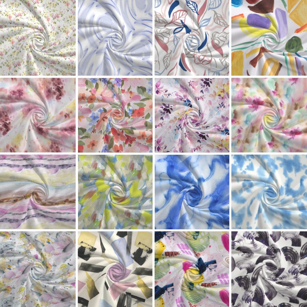 2024 popular Custom Breathable digital design 100% flower printed custom print linen fabric