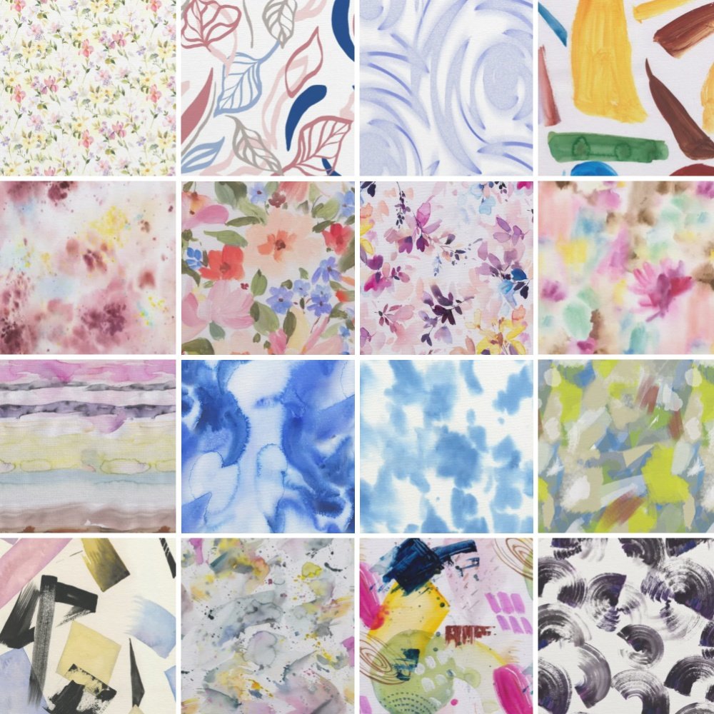 2024 popular Custom Breathable digital design 100% flower printed custom print linen fabric