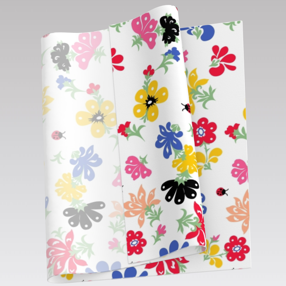 2024 popular Custom Breathable digital design 100% flower printed custom print linen fabric