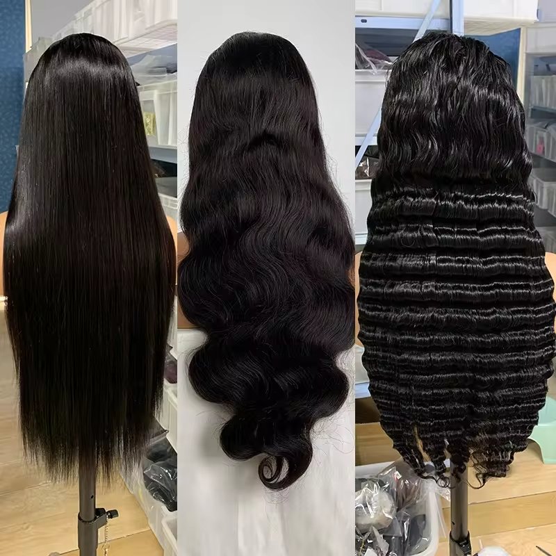 Cheap Raw Brazilian Human Hair Lace Front Wigs For Black Women Glueless Full Hd Lace Frontal Wigs Human Hair Bundles Hair Vendor