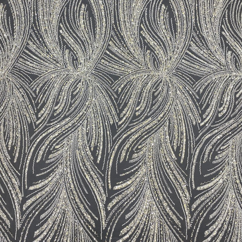 Wholesale textile beaded floral african lace fabric