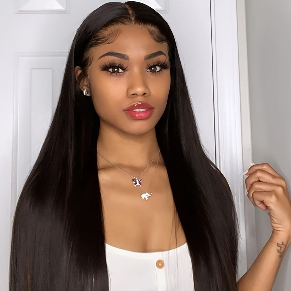 Raw Indian Hair Vendor Virgin Raw Wigs Human Hair 13x4 Full Lace Front Cuticle Aligned Glueless Lace Frontal Wig