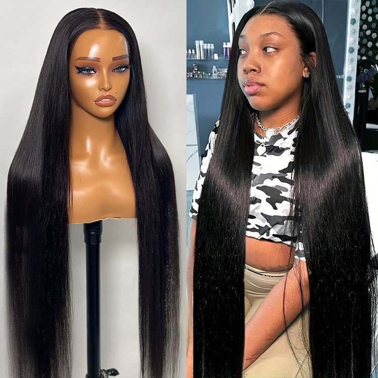 Raw Indian Hair Vendor Virgin Raw Wigs Human Hair 13x4 Full Lace Front Cuticle Aligned Glueless Lace Frontal Wig